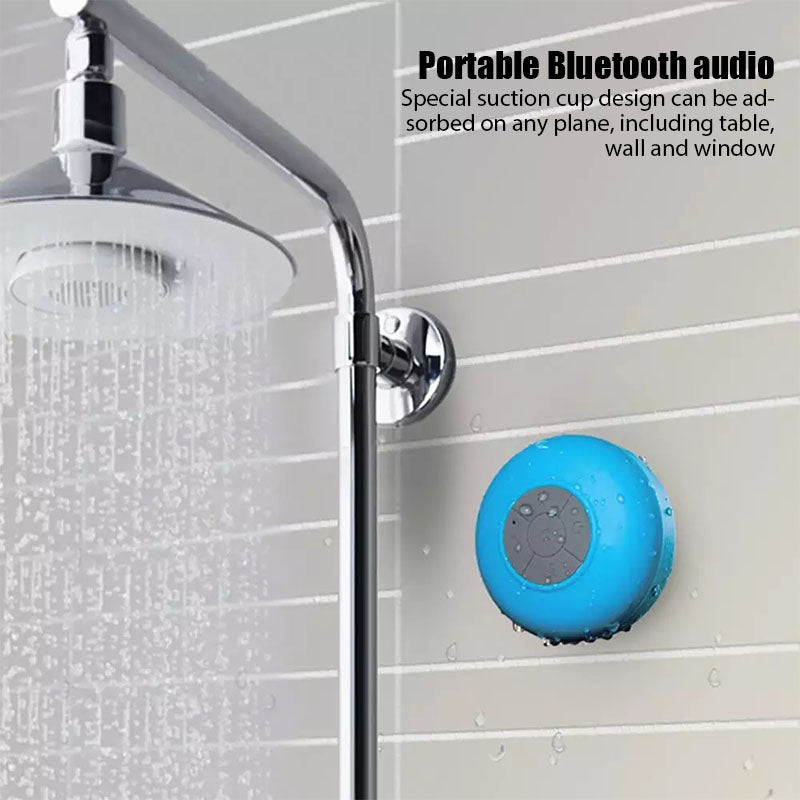 Mini Bluetooth Speaker Portable Waterproof Wireless Handsfree Speakers for Showers Bathroom Sucker Bluetooth Speaker Sound Box